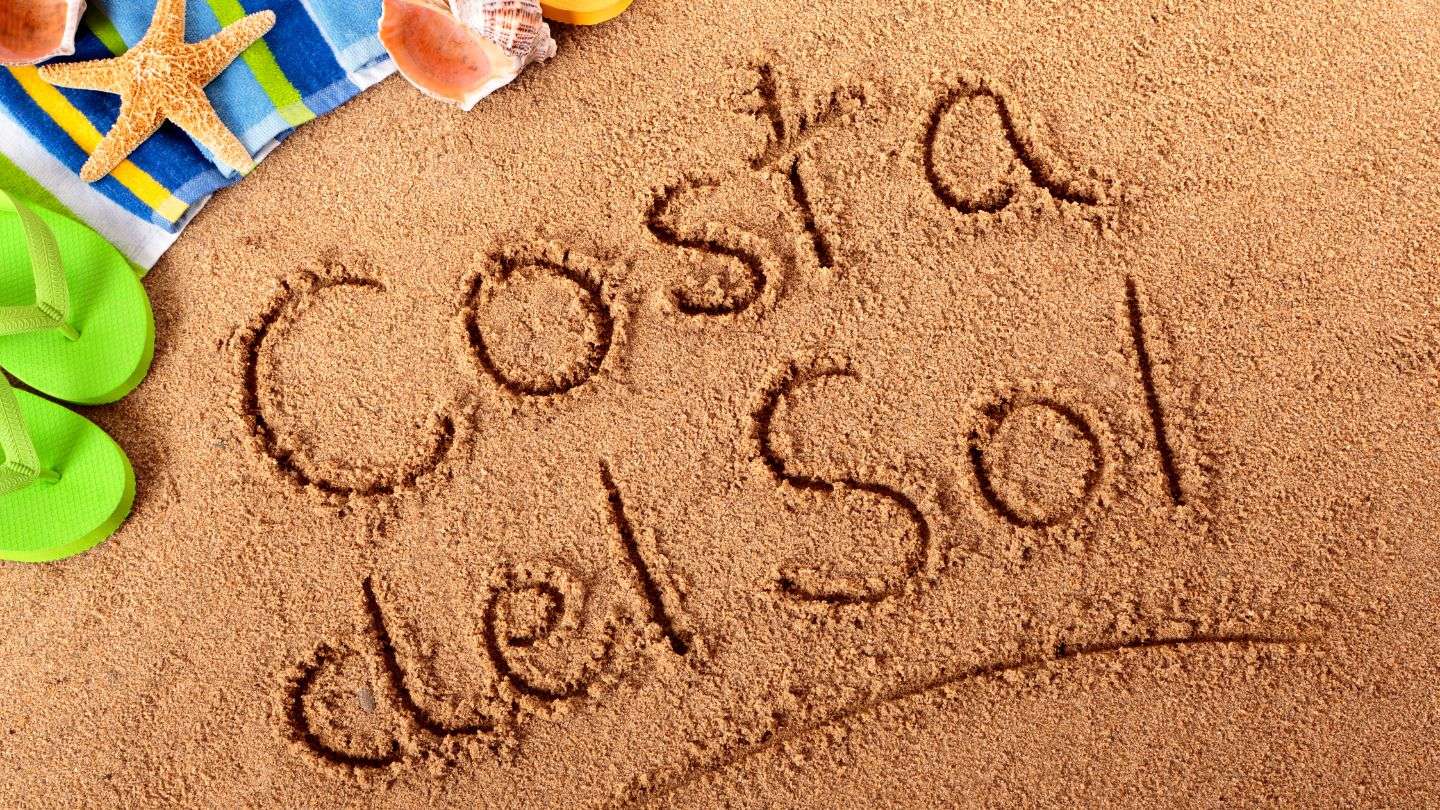 Costa del Sol Beach text