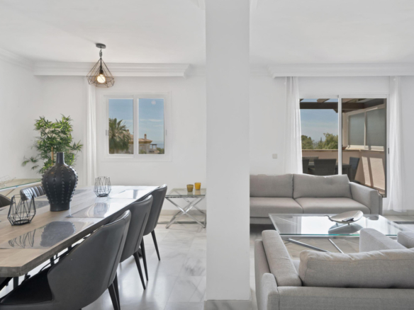 Penthouse til salg i Marbella