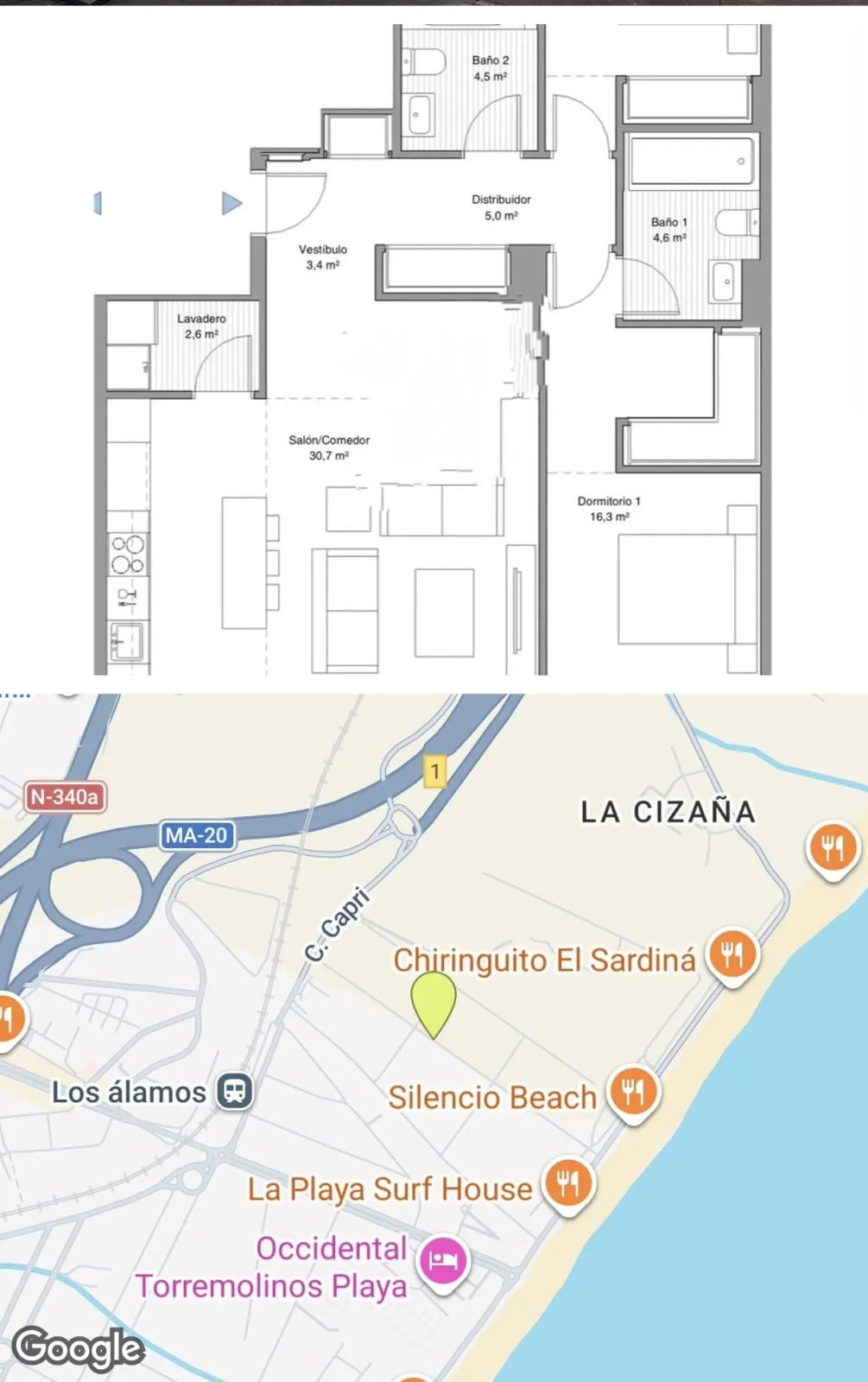 Apartment for sale in Torremolinos
