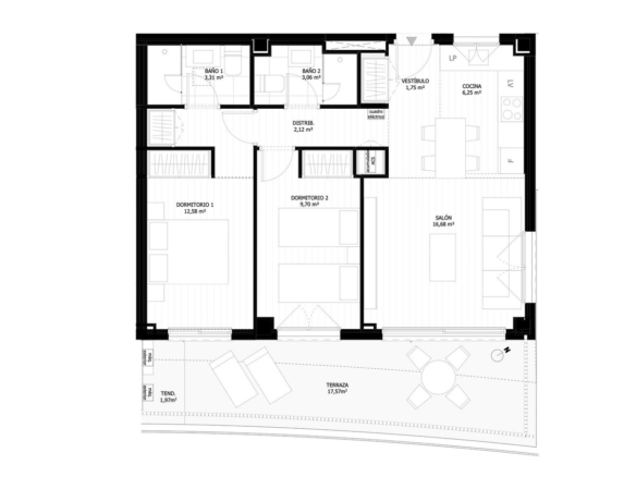 Apartment for sale in Mijas
