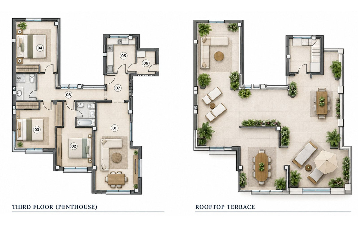 Penthouse for sale in Benahavís